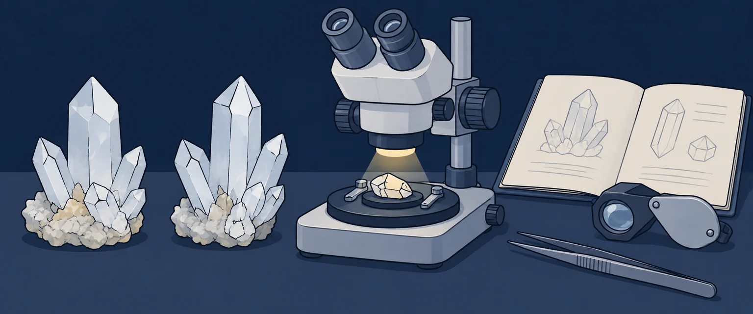 Separate observations from identification. Observe, then assess: Appearance, inclusions and measurements provide different evidence. One visual feature is not a complete identification.