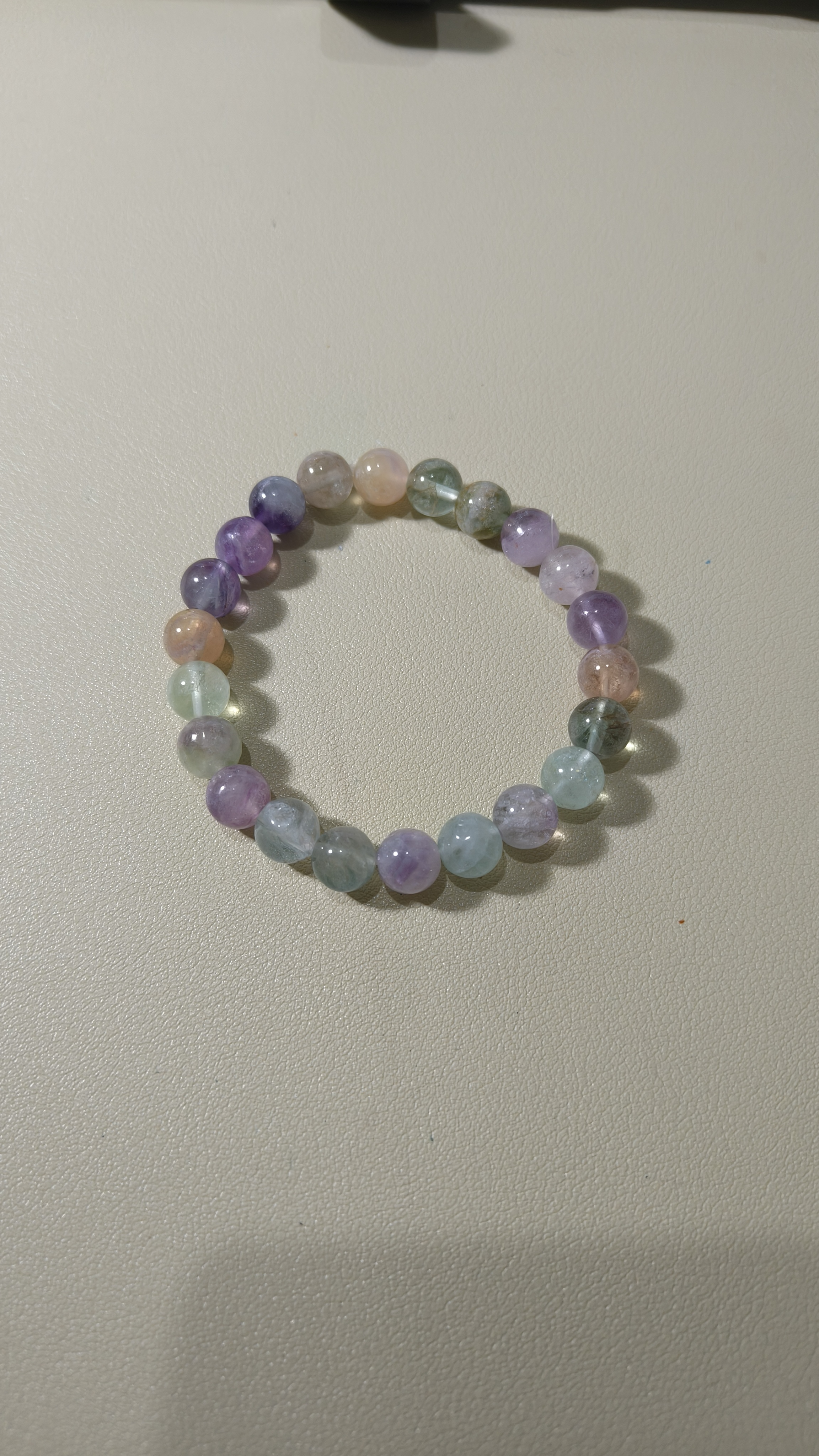 Feather Fluorite Bracelet