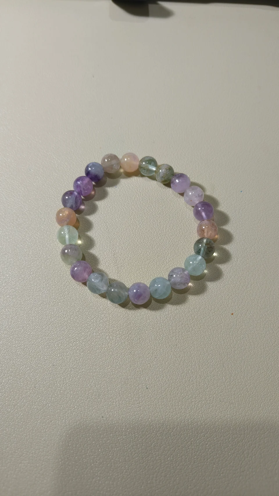 Feather Fluorite Bracelet