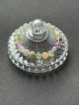 Natural Multicolor Feather Fluorite Bracelet